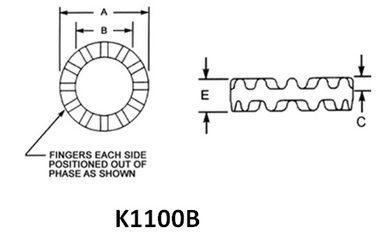 K1100 Series Flex Mounts (small) / K1130B51
